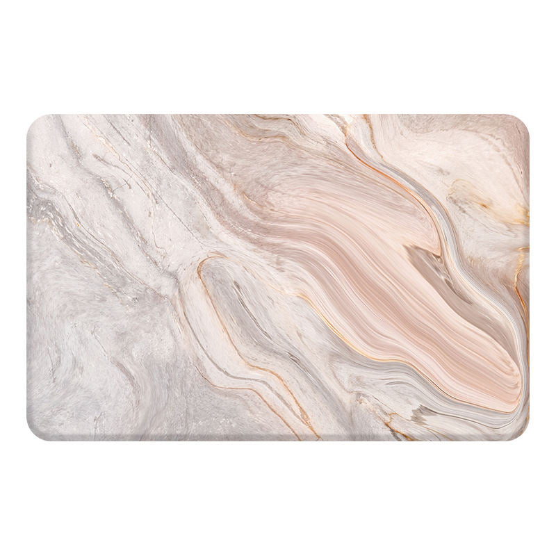 Marble Bathroom Super Absorbent Floor Mats Pi-Mart