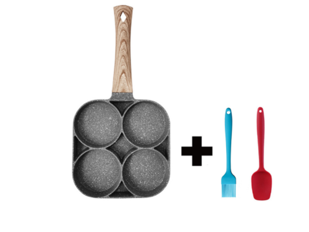 Four Hole Omelette Pan, Non-stick Pan Pi-Mart