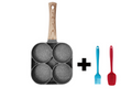 Four Hole Omelette Pan, Non-stick Pan Pi-Mart