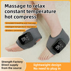 Electric Heating Ankle Massage Belt Protection Warm Hot Compress Ankle Heel Ankle Joint Massage Cordless Design Electric Hot Compress Massage