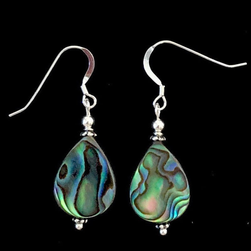 Female Fashion Creative Abalone Shell Water Drop Earrings Pi-Mart