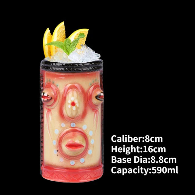 Hawaii Ceramic Tiki Mugs Pi-Mart
