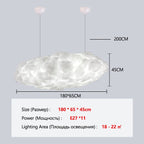 Floating Cloud Chandelier Lamp - SJB-DIAMOND ELITES