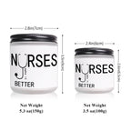 Lavender Scented Candle 5.3oz - Perfect Nursing Appreciation Gift for Men & Women, Ideal for Nurse Practitioners, Paramedics, Students - Unique Present for Birthdays, Thanksgiving, Graduation Lootquake LLC
