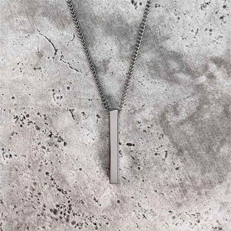 Rectangle Pendant Necklace - SJB-DIAMOND ELITES