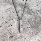 Rectangle Pendant Necklace - SJB-DIAMOND ELITES