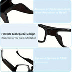 HD 1080P Smart Glasses Camera | Digital Video Recorder, 64GB Memory Card, Black ABS Frame, Rechargeable Battery, Eye Protection, HD Lens, Lightweight & Stylish Design, Sports Action Camera Lootquake LLC
