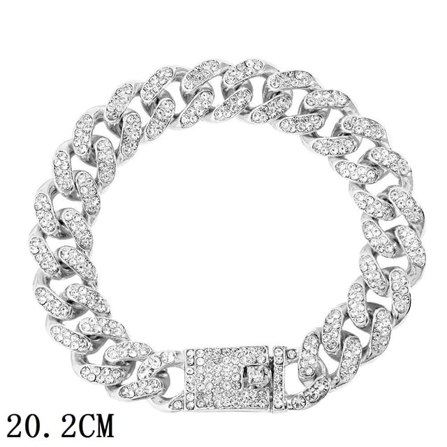 Iced Out Chain Bracelet Pi-Mart