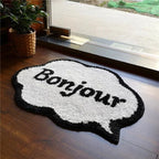 English Cute Silicone Bottom Non-slip Thickened Absorbent Floor Mat Pi-Mart