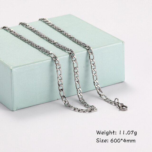 Men's Curb Cuban Chain Necklace Pi-Mart