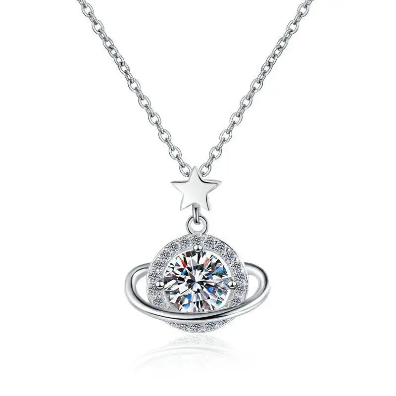 Planet Surround Necklace For Women XINGX Special-interest Design