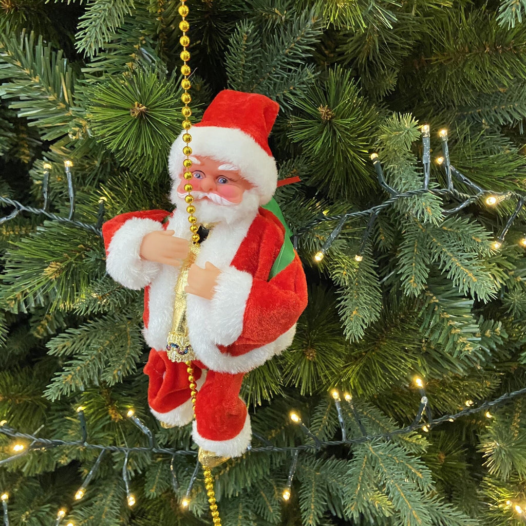 Santa Claus Climbing Ladder Electric Santa Claus Climbing Ladder Pi-Mart