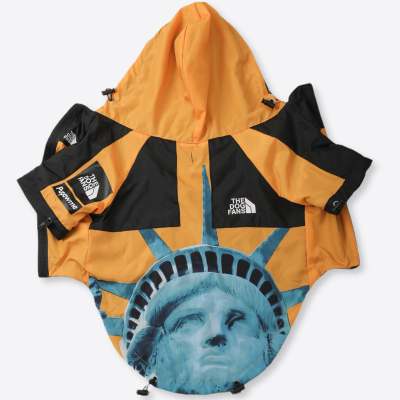 Windproof And Rainproof Dog Clothes Large Dog Raincoat Dog Pet Shell Jacket Pi-Mart