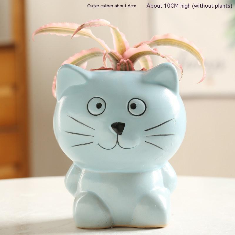 Succulent Flower Pot Ceramic Breathable Stoneware