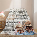 1pc Flannel Blanket, To My Daughter From Mom Blanket, Warm Cozy Soft Throw Blanket For Couch Bed Sofa Lootquake LLC