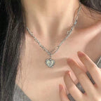 Aesthetic Heart Necklace - SJB-DIAMOND ELITES