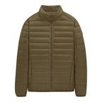 Men's Down Jacket Solid Color Stand Collar Light