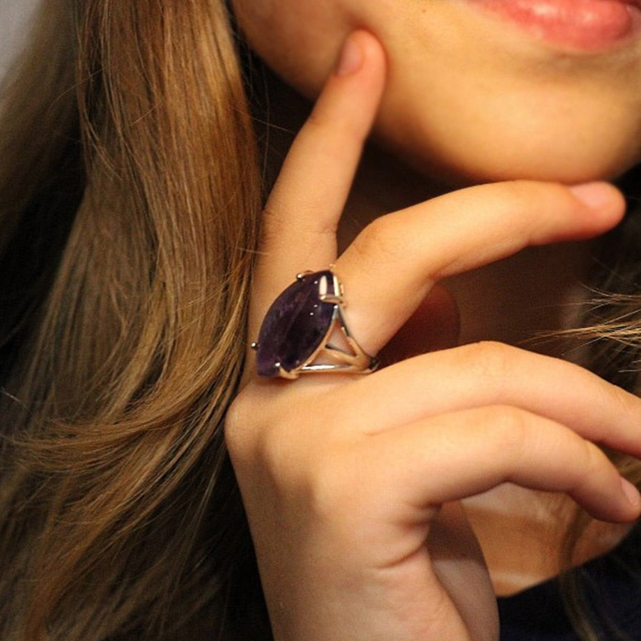 Natural Crystal Rings Pi-Mart