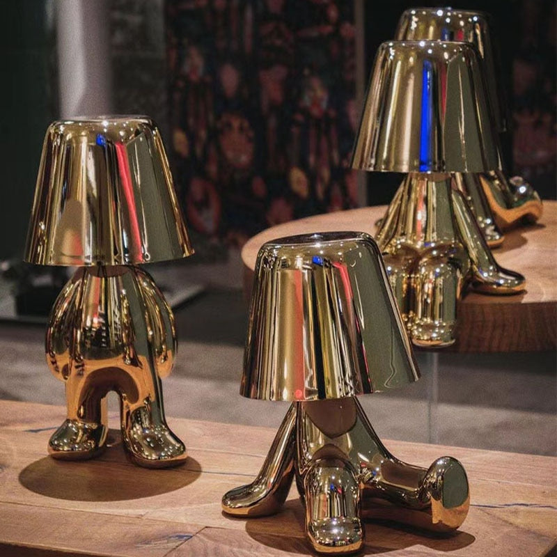Italy Little Golden Man LED Table Lamp - SJB-DIAMOND ELITES
