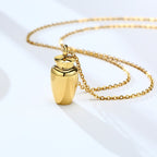 Openable Earthen Jar Columbarium Shape Pendant Pi-Mart