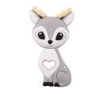Baby Teether Silicone Rabbit Food Grade Bunny Teether Nursing Teething  Accessories Silicone Animal Teether For Kids and Baby