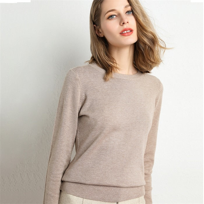 Knitted Pullover Women Sweater Pi-Mart