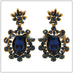 European And American Fashion Cool Vintage Sapphire Stud Earrings Lootquake LLC