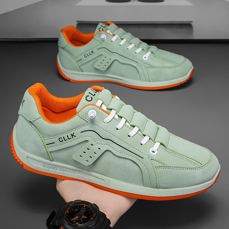 Fashion Skateboard Shoes Men Anti-skid Slip-on Flats Casual Lazy Shoes Outdoor Breathable Running Sports Sneakers Pi-Mart