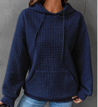 Women's Loose Casual Solid Color Long-sleeved Sweater Pi-Mart