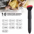 USB Silicone Makeup Brush Plus Bullet Vibrator Pi-Mart