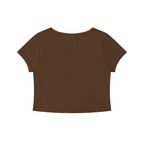 Loki & Ivy Women's Solid Color Slim Crop T-Shirt