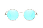 Luxury Popular Retro  Gothic Steampunk Polarized Men and  Women Brand Designer Vintage Round High Quality Metal Frame Sunglasses With UV400 Protection - SJB-DIAMOND ELITES
