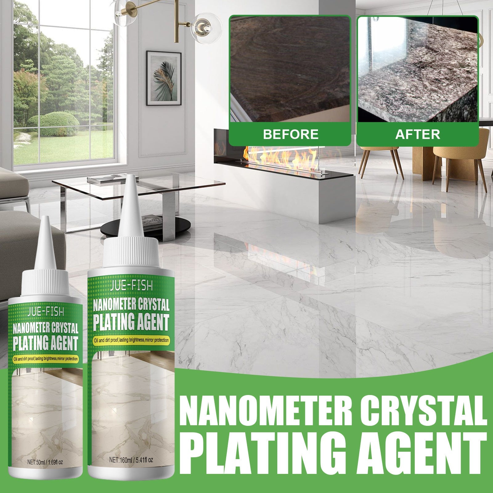 Nano Crystal Liquid For Marble Polishing Pi-Mart