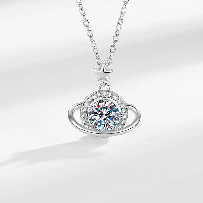 Planet Surround Necklace For Women XINGX Special-interest Design