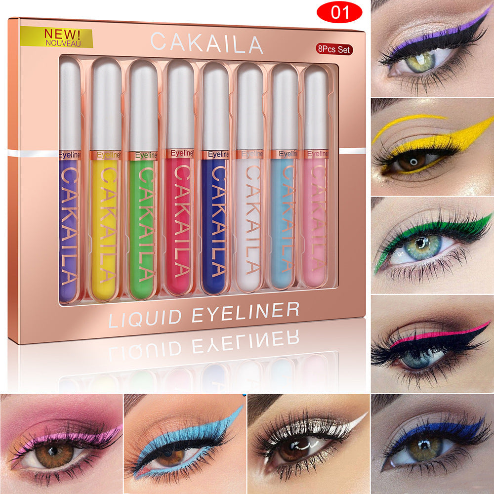 CAKAILA Kakaila 8color Liquid Eyeliner Set Pi-Mart