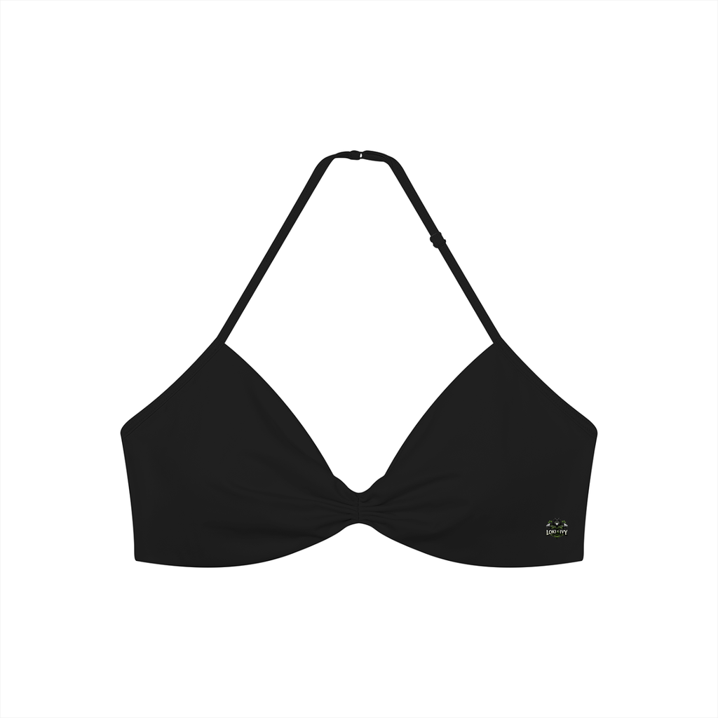Loki & Ivy Ruched Halter Sports Bra