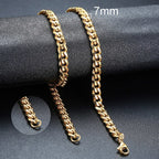 Twisted Rope Figaro Necklaces Pi-Mart