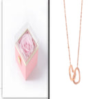 Simple Stainless Steel Plating Love Engraved Necklace Pi-Mart