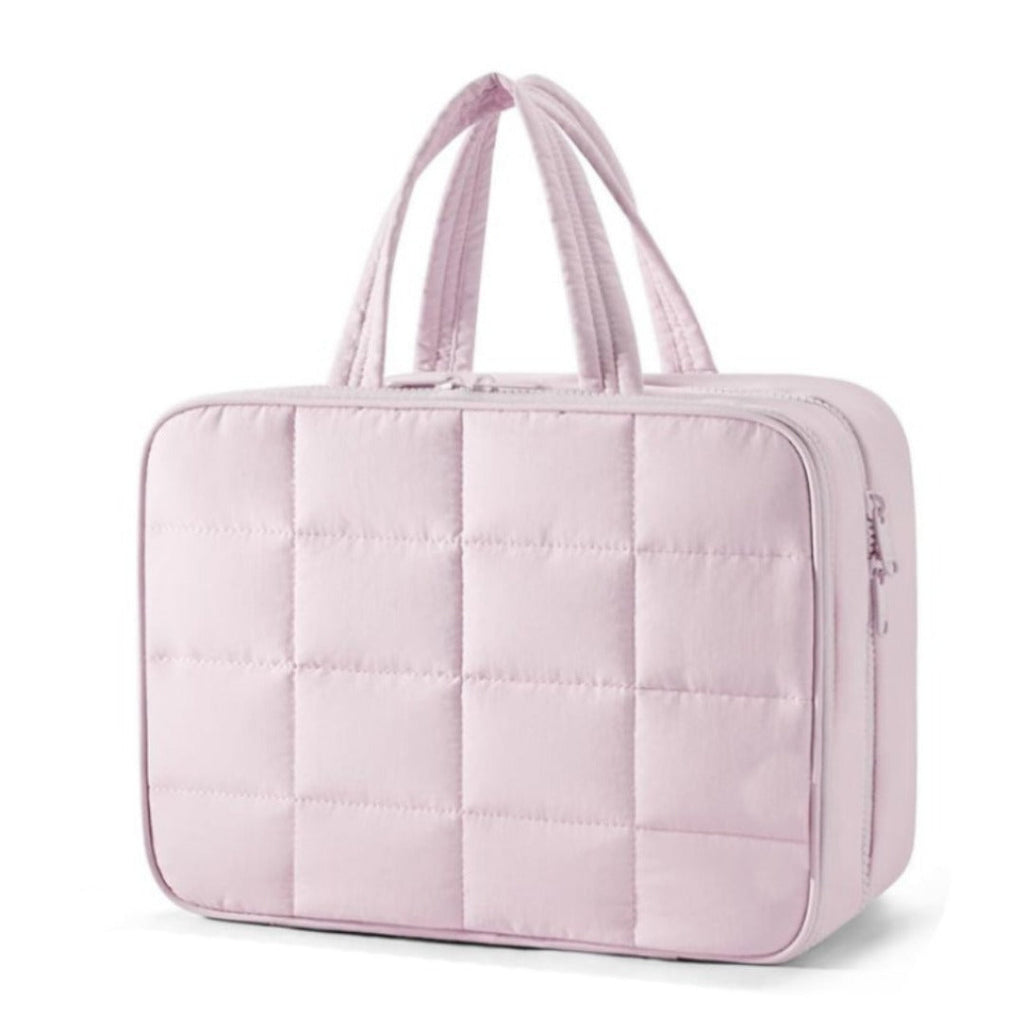 Travel toilet bag, with jewelry storage bag, hanging toilet bag, fluffy cosmetic bag, storage bag travel bag, makeup bag with compartments, - SJB-DIAMOND ELITES