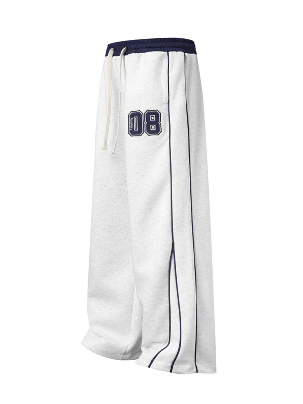 Men's Drawstring Wide Leg Pants