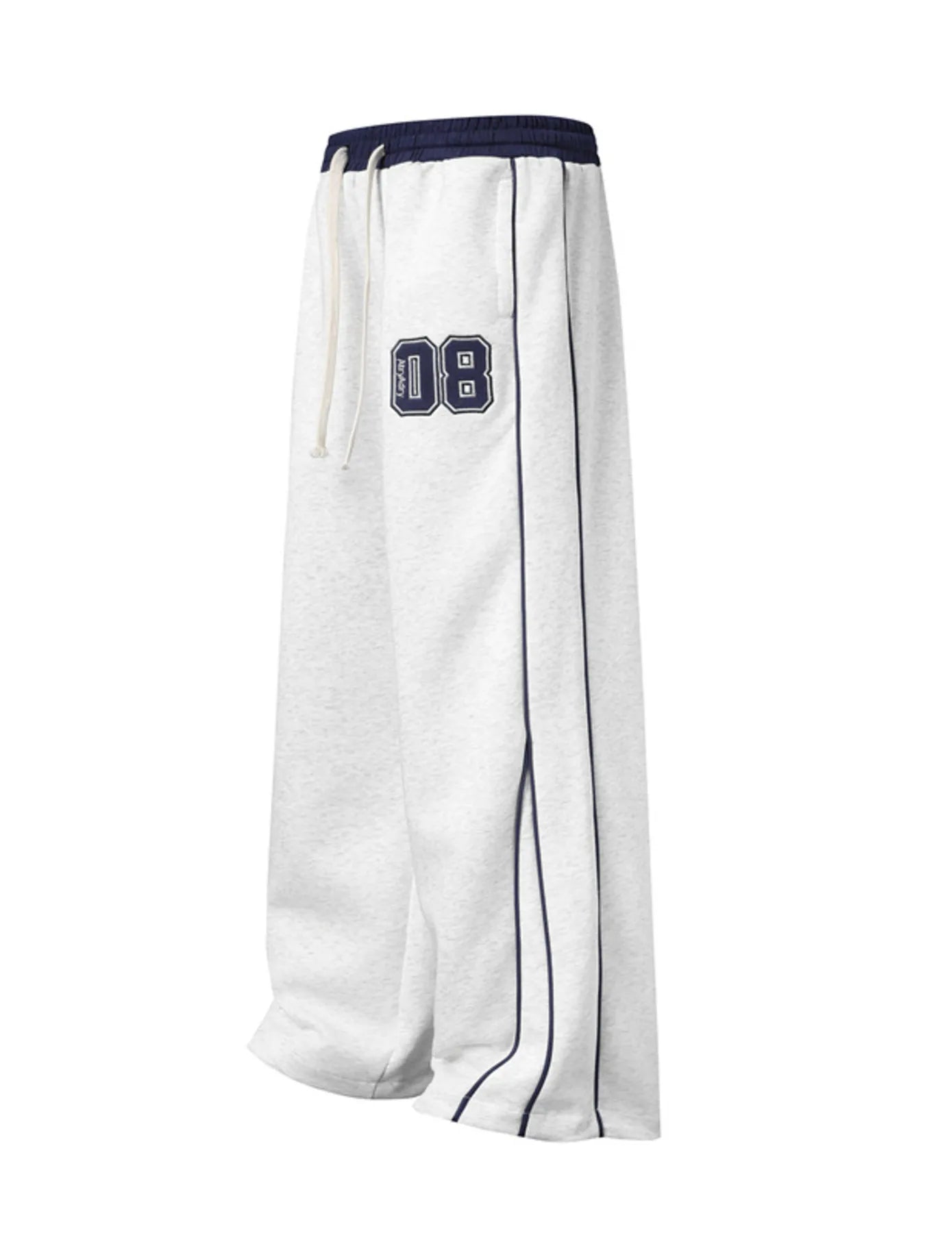 Men's Drawstring Wide Leg Pants