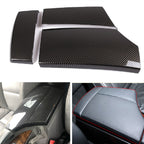 Armrest Box Protective Cover ABS Carbon Fiber Pattern 3-piece Set Pi-Mart