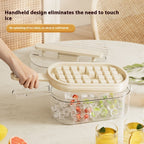 Large Capacity With Shovel Press Ice Maker Food Grade Ice Cube Film