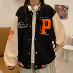 Tide American High Street Hip-hop Student Jacket Top Pi-Mart