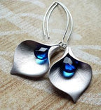 Elegant Sapphire Women's Trendy Earrings Pi-Mart