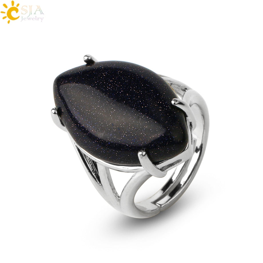 Natural Crystal Rings Pi-Mart