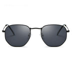 Luxury Classic Retro Reflective Sunglasses  For Man and Woman Minimalist Stainlesss Steel Frame Eyewear Sunglasses With UV400  Protection - SJB-DIAMOND ELITES