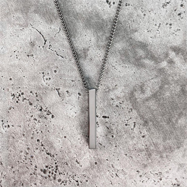 Rectangle Pendant Necklace - SJB-DIAMOND ELITES