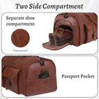 Large Capacity Men's Leather Suit Storage Bag - SJB-DIAMOND ELITES