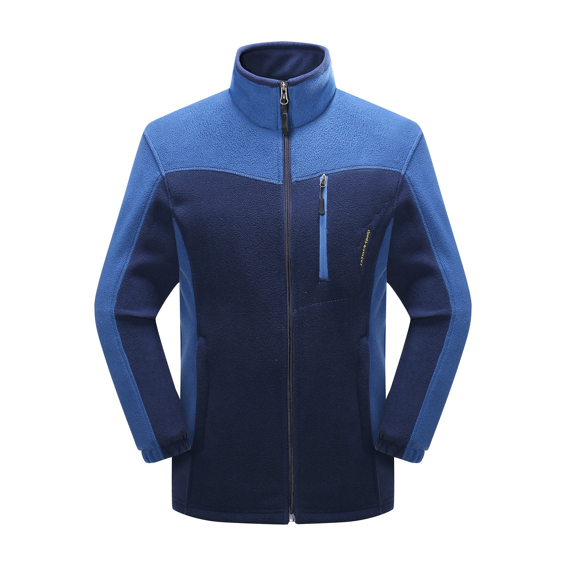 Cross-border Sources Of New Polar Fleece Warm Fleece Couple Cardigan Contrast